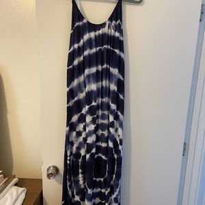 Tie dye maxi dress